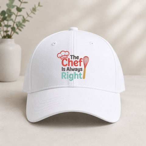 The Chef Is Always Right Machine Embroidery Design – Funny Chef Embroidery File, Kitchen Quote Embroidery, Cooking Design Embroidery/Applique DESIGNS PatternFeed8 