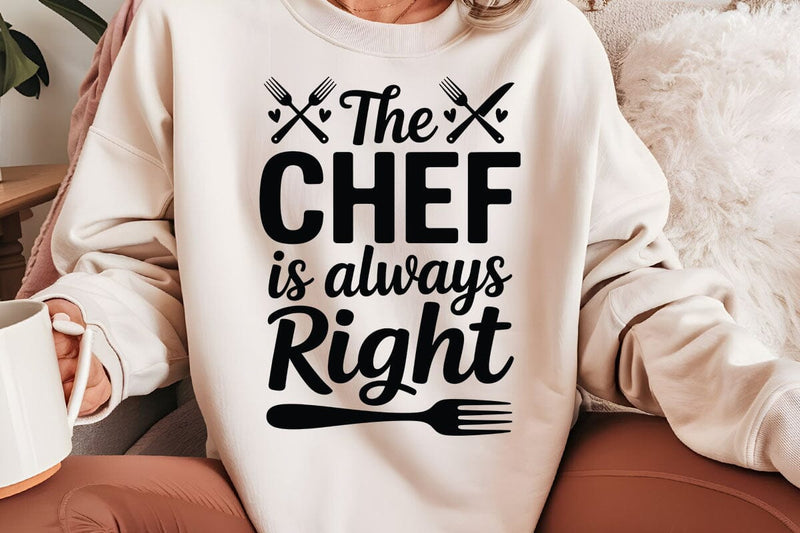 The Chef Is Always Right SVG Angelina750 