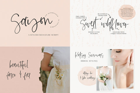 The Chic Handwriting Font Bundle Vol. 3 Font Beck McCormick 