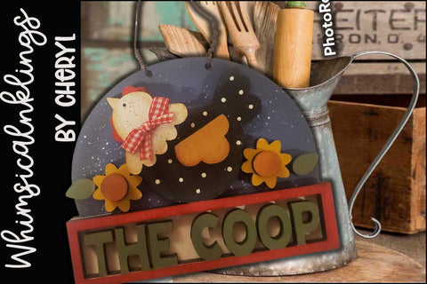 The Chicken Coop SVG Laser file SVG Whimsical Inklings 