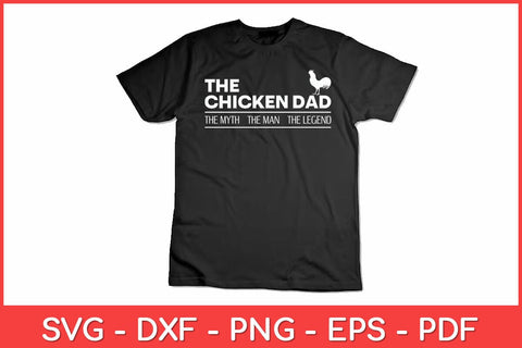 The Chicken Dad Pet Lover Father's Day Svg Design SVG artprintfile 