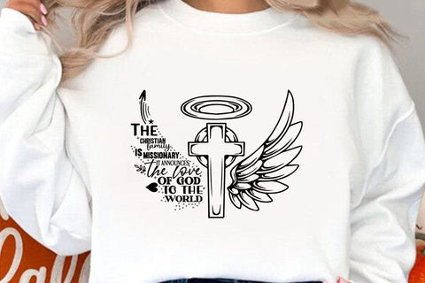 The Christian family is missionary SVG Angelina750 