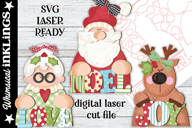 The Christmas Clan Set SVG SVG Whimsical Inklings 