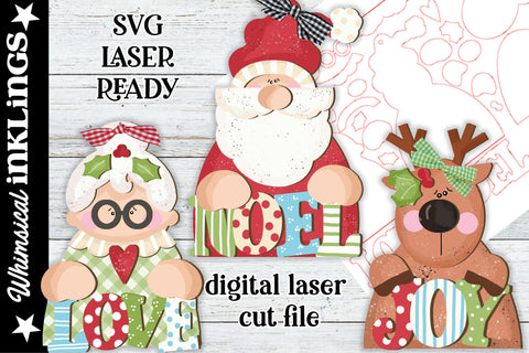 The Christmas Clan Set SVG SVG Whimsical Inklings 