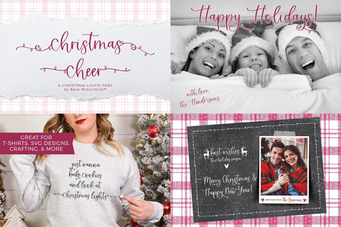 The Christmas Font Mini Bundle Font Beck McCormick 