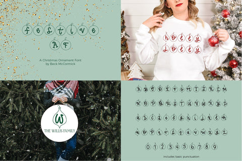 The Christmas Font Mini Bundle Font Beck McCormick 