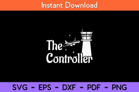 The Controller - Air Traffic Control Aircraft ATC Airfield Svg Design SVG artprintfile 