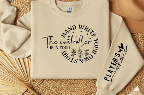 The controller is in your hand Sleeve SVG Design SVG Designangry 