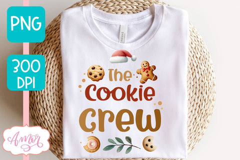 The Cookie Crew PNG | Cute Christmas PNG sublimation design Sublimation Amorclipart 