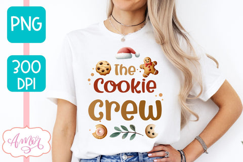 The Cookie Crew PNG | Cute Christmas PNG sublimation design Sublimation Amorclipart 