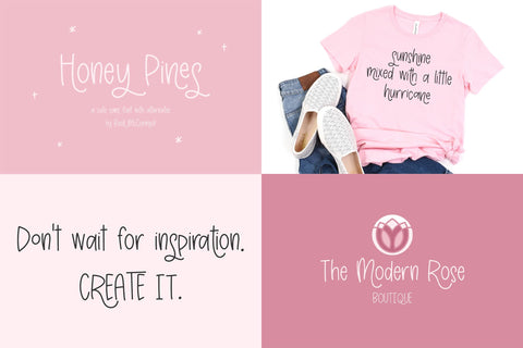 The Crafty Mini Font Bundle Font Beck McCormick 