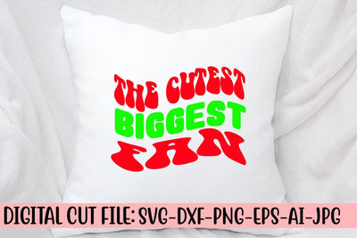 The Cutest Biggest Fan Retro SVG SVG Syaman 