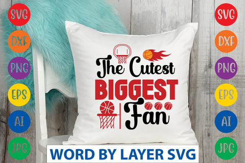 The Cutest Biggest Fan SVG DESIGN SVG Rafiqul20606 