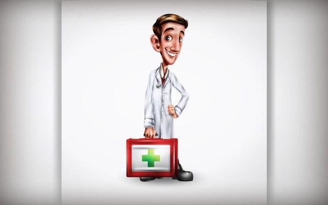 The doctor is holding a medical kit SVG naemmiah021 