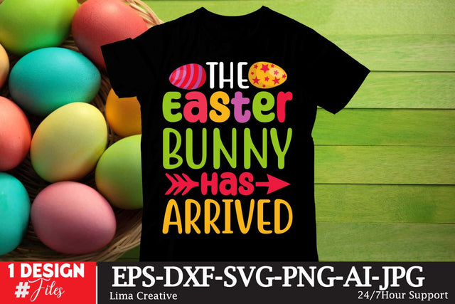 The Easter Bunny HAs Arrived Sticker Design SVG Insomnia Std 