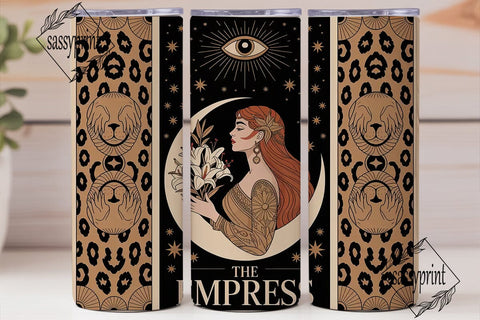 The Empress Tumbler Wrap PNG Sublimation sassyprint 