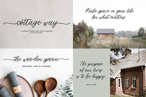 The Farmhouse Font Mini Bundle Font Beck McCormick 