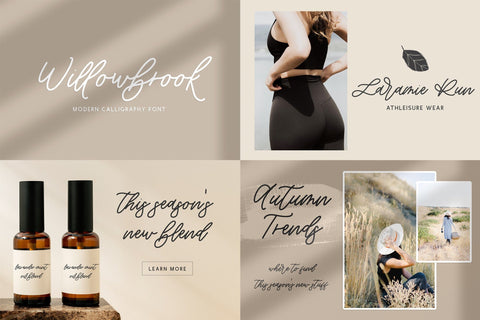 The Farmhouse Font Mini Bundle Font Beck McCormick 