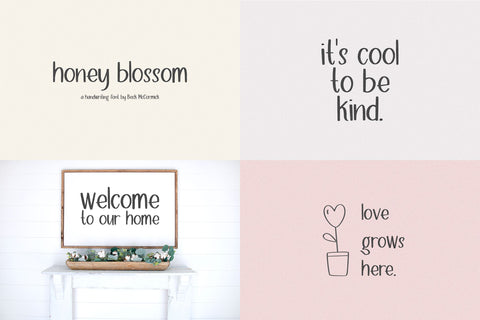 The Farmhouse Font Mini Bundle Font Beck McCormick 