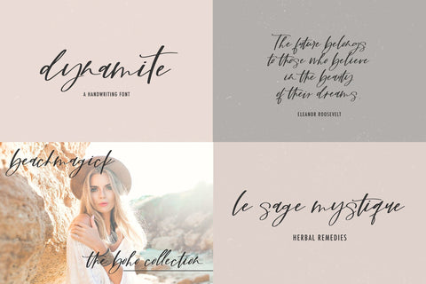 The Farmhouse Font Mini Bundle Font Beck McCormick 