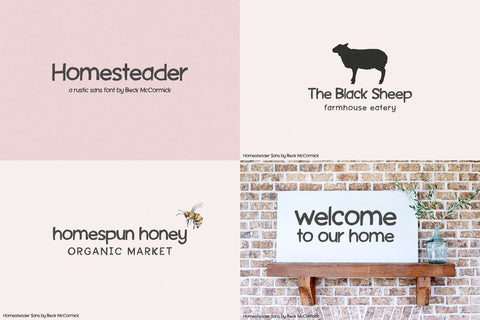 The Farmhouse Mini Font Bundle Font Beck McCormick 