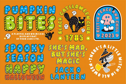 The Fontastic Bundle – Your Ultimate Font Compilation! Font Four Lines Std. 