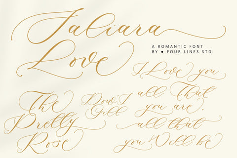 The Fontastic Bundle – Your Ultimate Font Compilation! Font Four Lines Std. 