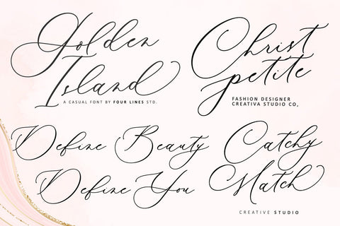 The Fontastic Bundle – Your Ultimate Font Compilation! Font Four Lines Std. 