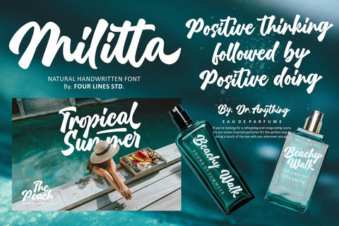 The Fontastic Bundle – Your Ultimate Font Compilation! Font Four Lines Std. 
