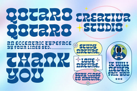The Fontastic Bundle – Your Ultimate Font Compilation! Font Four Lines Std. 