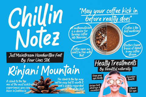 The Fontastic Bundle – Your Ultimate Font Compilation! Font Four Lines Std. 