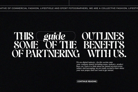The Gillery - Modern Serif Typeface Font Zane Studio55 