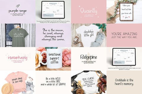 The Goodnotes Fonts Mega Bundle Font Beck McCormick 