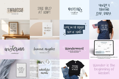 The Goodnotes Fonts Mega Bundle Font Beck McCormick 