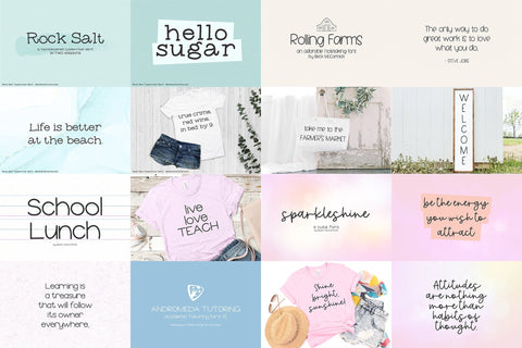 The Goodnotes Fonts Mega Bundle Font Beck McCormick 