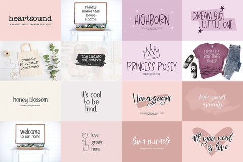 The Goodnotes Fonts Mega Bundle Font Beck McCormick 