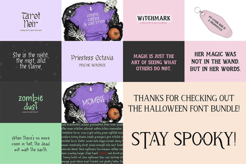 The Halloween Font Bundle Font Beck McCormick 