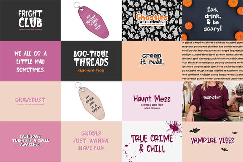 The Halloween Font Bundle Font Beck McCormick 