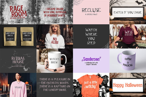 The Halloween Font Bundle, Volume 2 Font Beck McCormick 