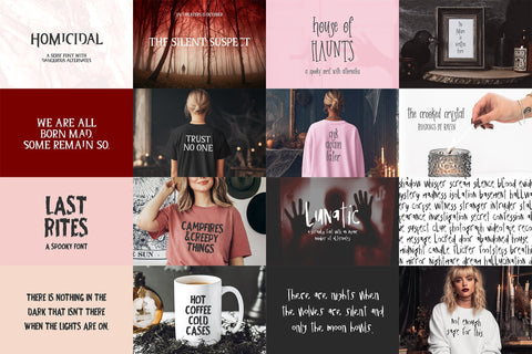 The Halloween Font Bundle, Volume 2 Font Beck McCormick 