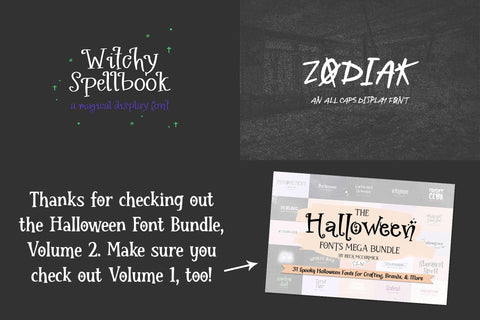 The Halloween Font Bundle, Volume 2 Font Beck McCormick 