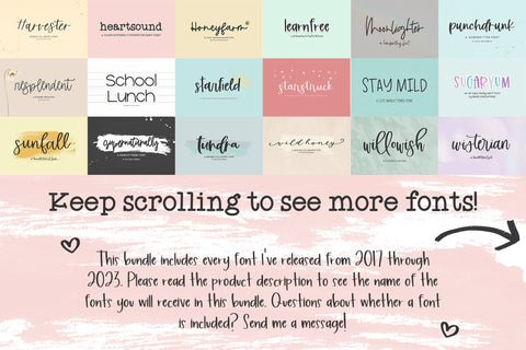 The Handlettered Font Bundle Font Beck McCormick 