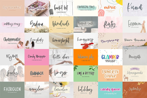 The Handlettered Font Bundle Font Beck McCormick 