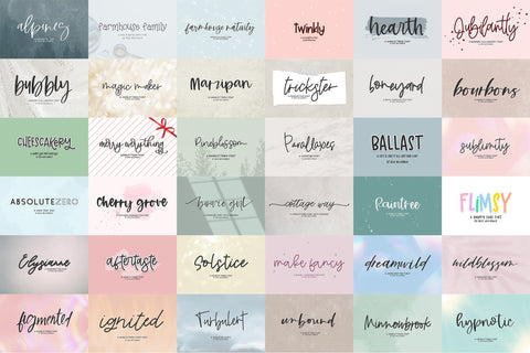 The Handlettered Font Bundle Font Beck McCormick 