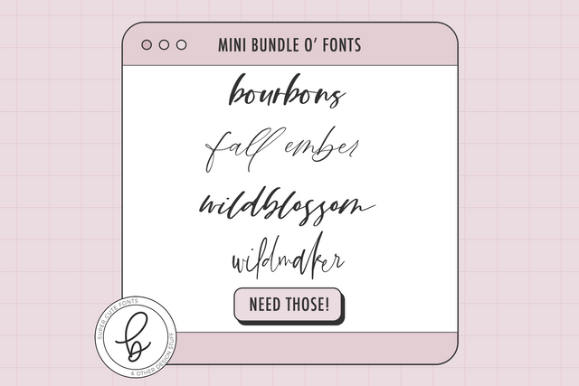 The Handwriting Script Font Mini Bundle Font Beck McCormick 