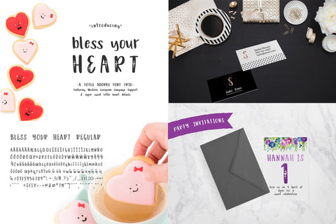 The Heart Font Bundle Font Beck McCormick 