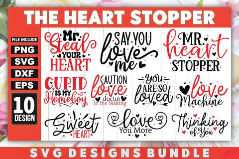 The Heart Stopper SVG Bundle SVG Ariyan 