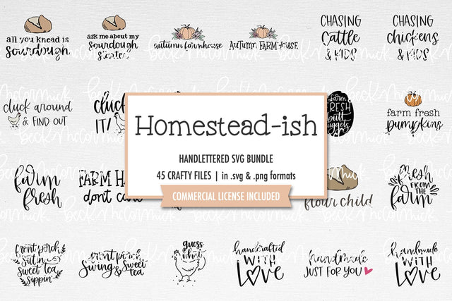 The Homestead-ish SVG Bundle SVG Beck McCormick 