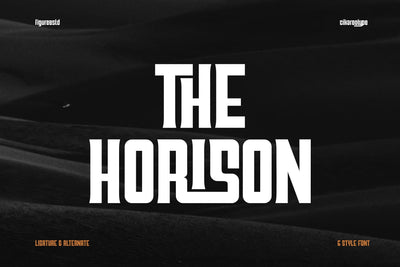 The Horison – Modern Bold Display Logo Font Family Font Mozzatype 