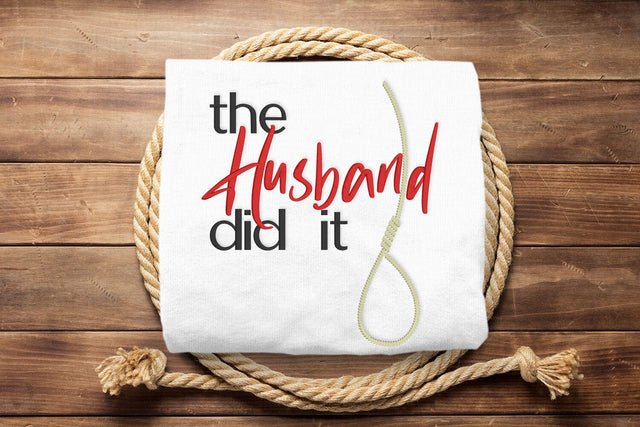 The Husband Did It Whodunit Embroidery Embroidery/Applique DESIGNS Risa Rocks It 